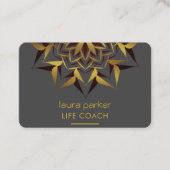 Mandala Boho Tribal Art Yoga Massage Therapie Visitekaartje (Voorkant)