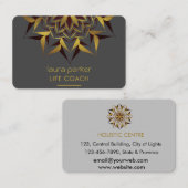 Mandala Boho Tribal Art Yoga Massage Therapie Visitekaartje (Voorkant / Achterkant)