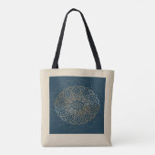 Mandala boodschappentas tote bag (Achterkant)
