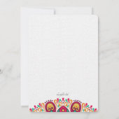 Mandala Borders 2 Uitnodiging (Achterkant)