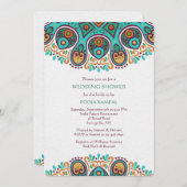 Mandala Borders Uitnodiging (Voorkant / Achterkant)