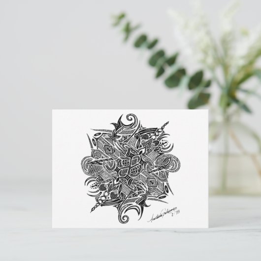 Mandala |  briefkaart (Staand voorkant)