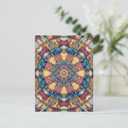 Mandala Briefkaart (Staand voorkant)
