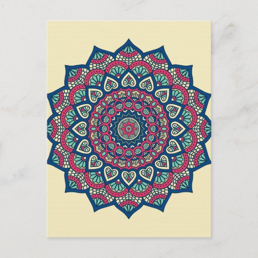 Mandala Briefkaart (Voorkant)