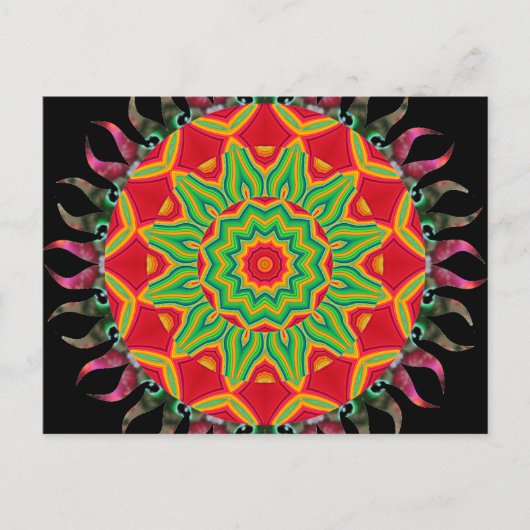 Mandala Briefkaart (Voorkant)