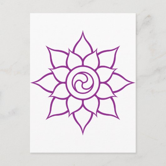 Mandala Briefkaart (Voorkant)