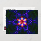 Mandala Briefkaart - Bedankt bericht (Voorkant / Achterkant)