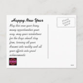 Mandala Briefkaart - Happy New Year bericht (Achterkant)