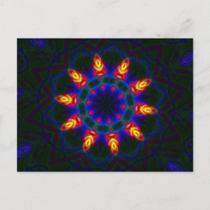 Mandala Briefkaart - Happy New Year bericht