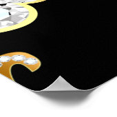 Mandala broch juwelen, design element. Tribal eth Poster (Hoek)