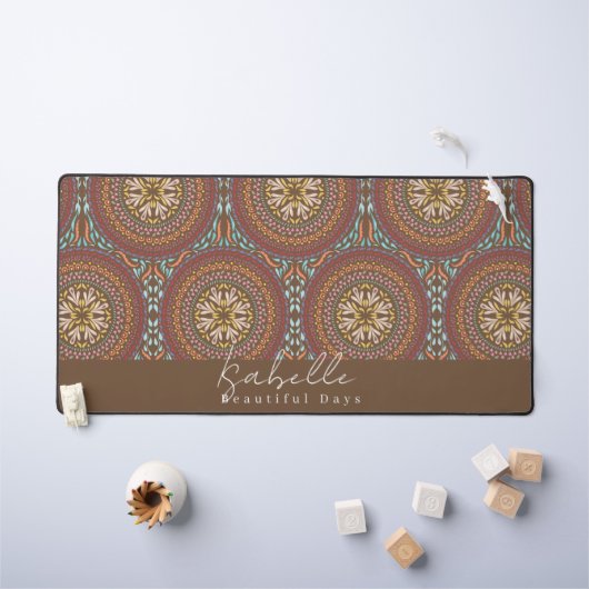 Mandala Brown Bureaumat (Kindertafel)