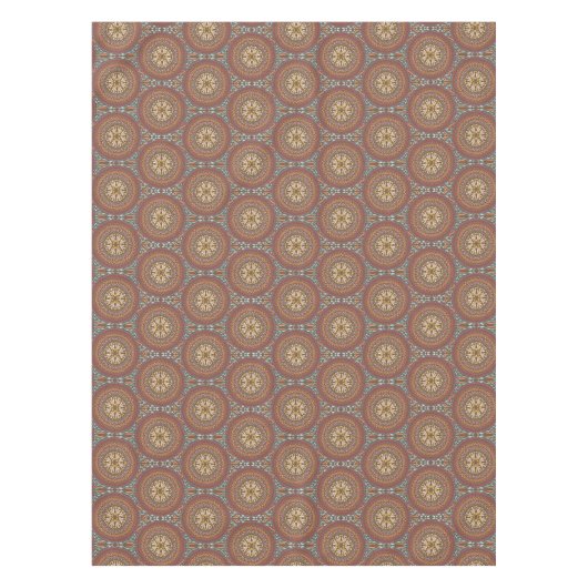 Mandala Brown Tafelkleed (Voorkant)