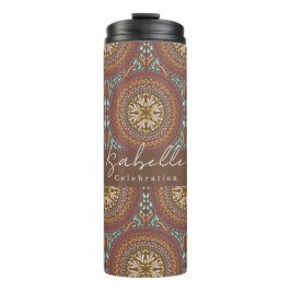 Mandala Brown Thermosbeker