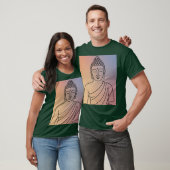 Mandala Buddha T-Shirt: Serene Line Art Zen Spirit T-shirt (Unisex)
