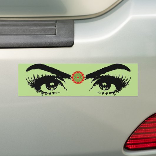 Mandala Bumpersticker (Op auto)
