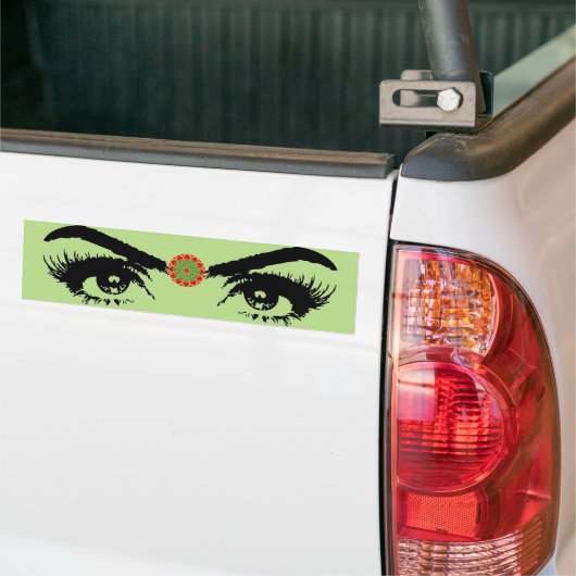 Mandala Bumpersticker (Op Truck)