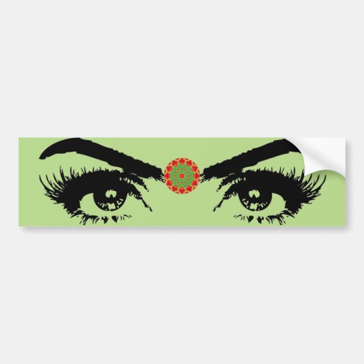 Mandala Bumpersticker (Voorkant)