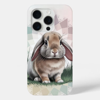 Mandala Bunny Sweet Garden Portret iPhone 15 Pro Case
