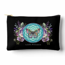Mandala Butterfly Paarse Floral Esoteric Psychic