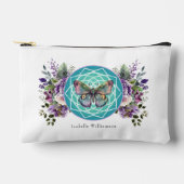 Mandala Butterfly Paarse Floral Esoteric Tarot Etui (Voorkant)