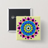 Mandala Button (Voorkant /achterkant)