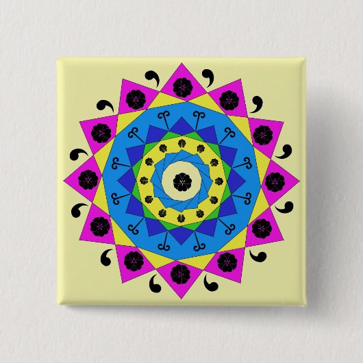 Mandala Button (Voorkant)