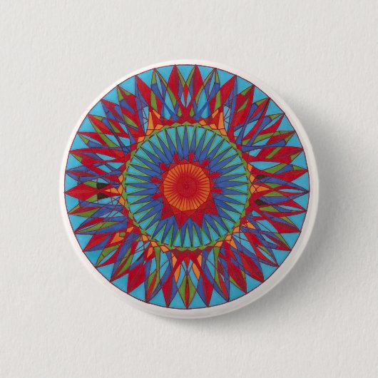 Mandala Button Gekke Trilly 1 (Voorkant)
