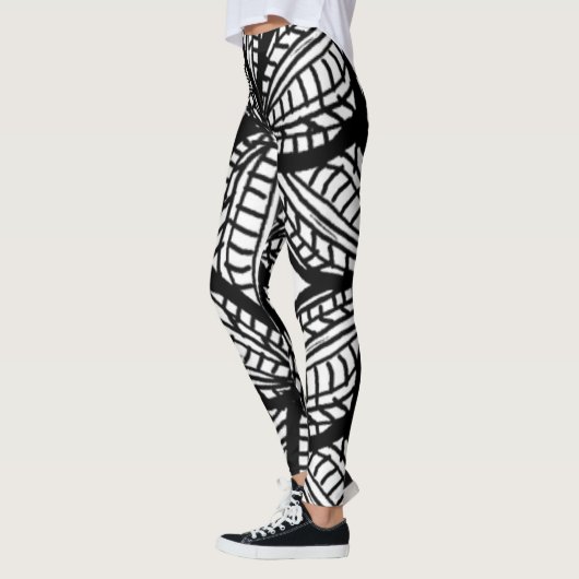 MANDALA BW ZIJN GEOMETRISCHE legging (Links)