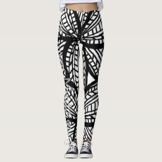 MANDALA BW ZIJN GEOMETRISCHE legging