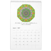Mandala Calendar 2017 Words of Wisdom Kalender (Mar 2027)