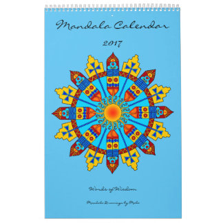 Mandala Calendar 2017 Words of Wisdom Kalender
