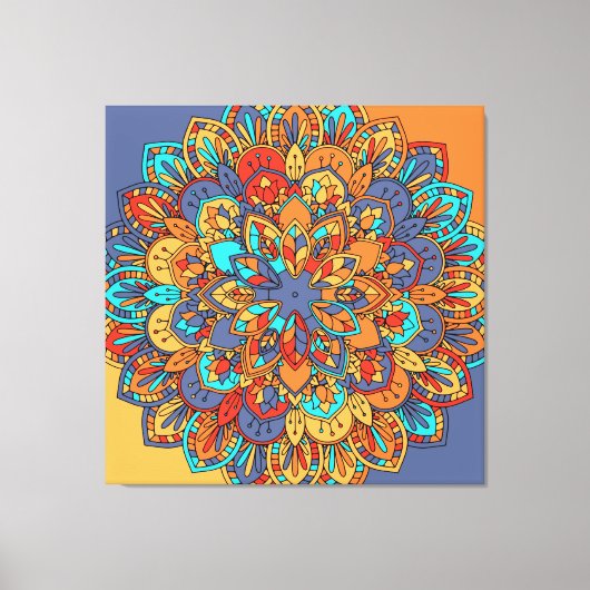 Mandala Canvas Afdruk (Voorkant)