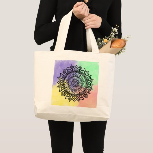 Mandala Canvas tas (Voorkant (product))