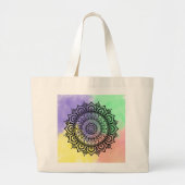 Mandala Canvas tas (Voorkant)