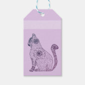 Mandala Cat Gift Labels Cadeaulabel (Voorkant)