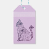 Mandala Cat Gift Labels Cadeaulabel (Achterkant)