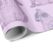 Mandala Cat Glossy Wrapping Papier, 30 in x 6 Cadeaupapier (Rol Hoek)