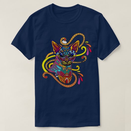 Mandala Cat T-shirt (Design voorkant)