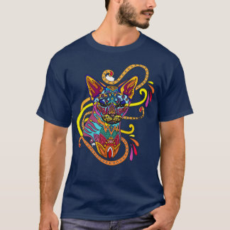 Mandala Cat T-shirt