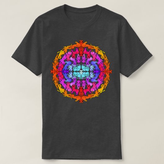 Mandala Cat T-shirt (Design voorkant)