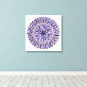 Mandala Celestia Canvas Afdruk (Insitu (Houten vloer))