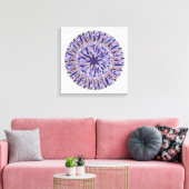 Mandala Celestia Canvas Afdruk (Insitu (Woonkamer))