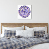 Mandala Celestia Canvas Afdruk (Insitu (Slaapkamer))
