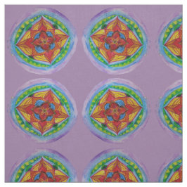 Mandala Center Zen Handgeschilderde stof