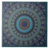 Mandala Ceramic Tile Tegeltje (Voorkant)