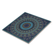 Mandala Ceramic Tile Tegeltje (Zijkant)