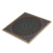 Mandala Ceramic Tile Tegeltje (Zijkant)