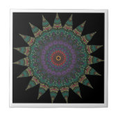 Mandala Ceramic Tile Tegeltje (Voorkant)