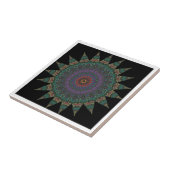 Mandala Ceramic Tile Tegeltje (Zijkant)