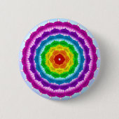 Mandala Chakra Ronde Button 5,7 Cm (Voorkant)